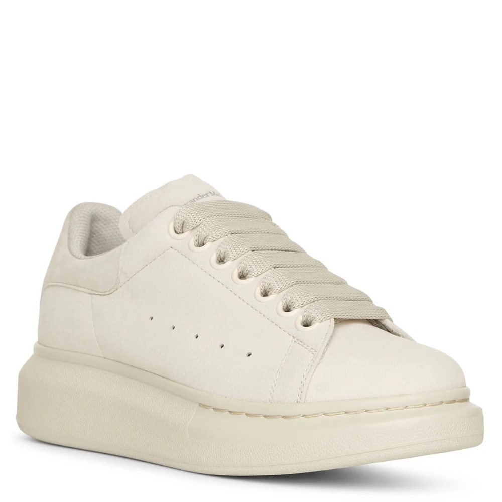 Alexander McQueen cream suede sneakers - Picture 2 of 11